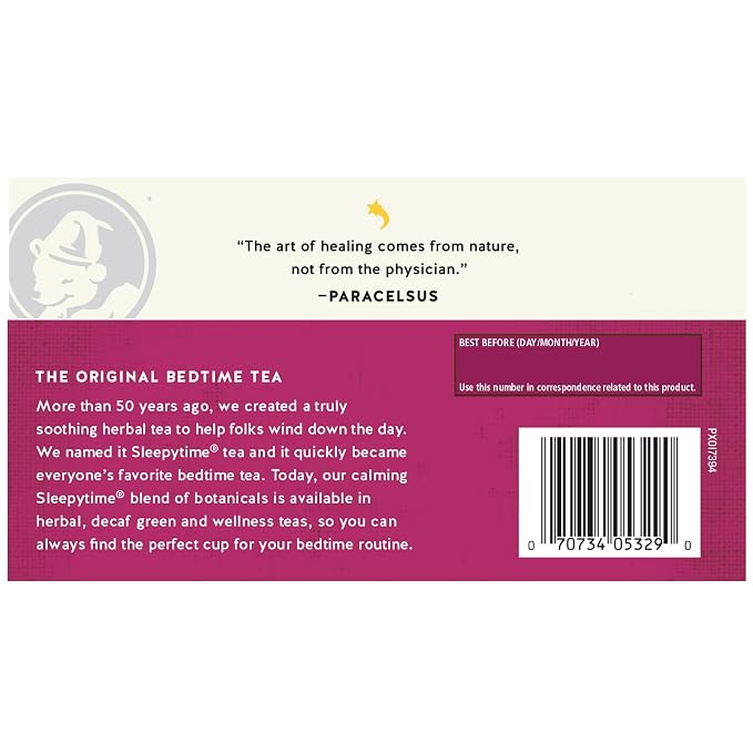 Celestial Seasonings Sleepytime Wellness Echinacea Immune Boost, Caffeine Free, 20 Tea Bags Box (Pack of 2)