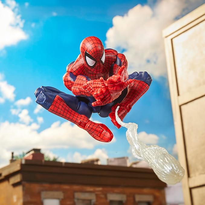 Marvel Legends Maximum Series Spider-Man, Deluxe Spider-Man Comics Collectible 6-Inch Action Figure; Amazing Articulation; Spectacular Accessories