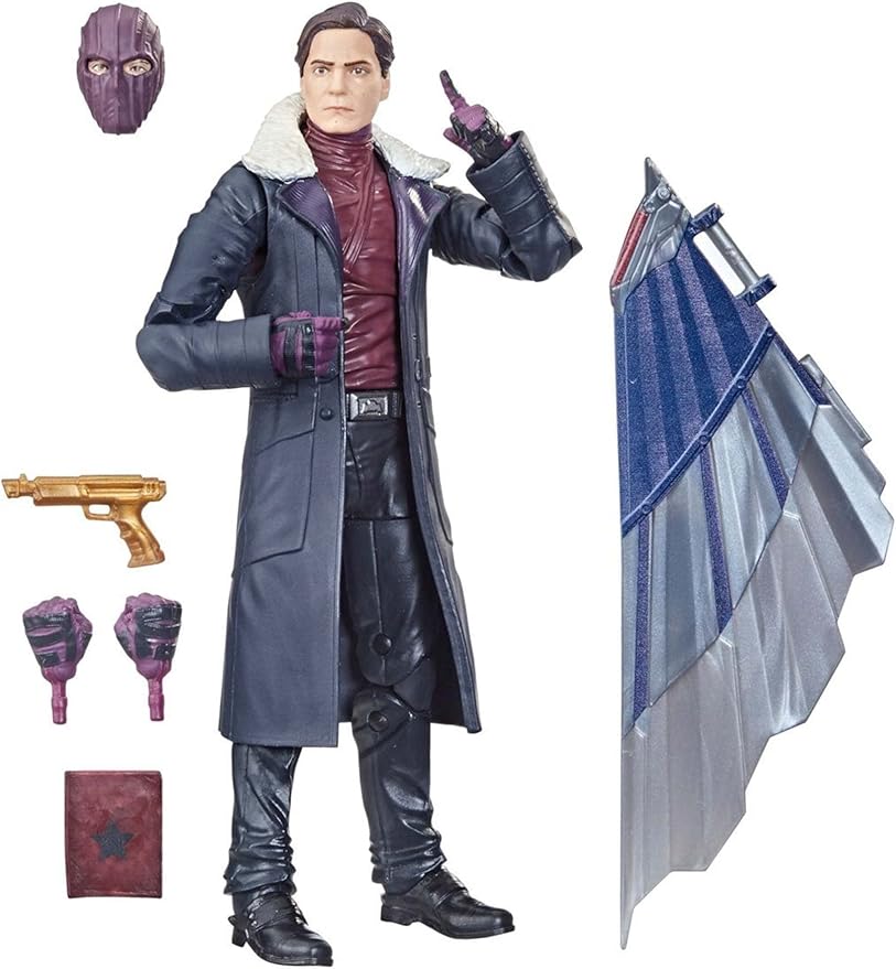 Avengers Hasbro Marvel Legends Series 6-inch Action Figure Toy Baron Zemo, Premium Design and 5 Accessories, for Kids Age 4 and Up , Blue