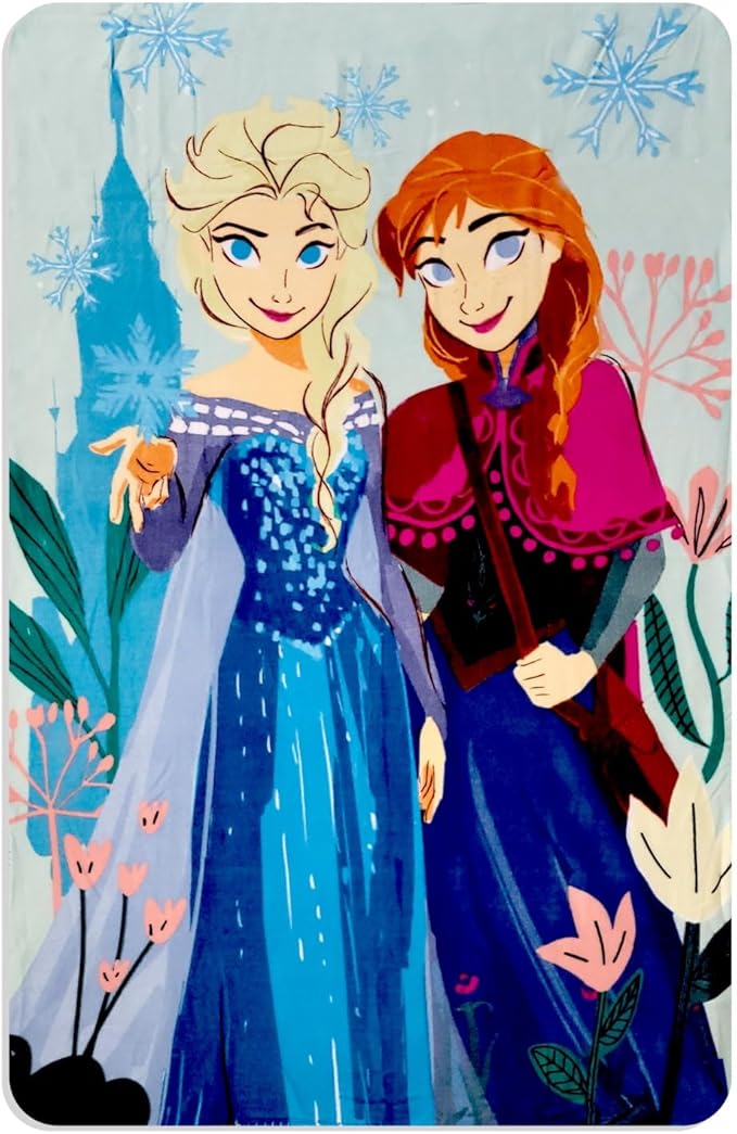 Official License Character Girls Pink Fleece Soft and Cozy Throw Blanket (40" x 60) (Frozen19)