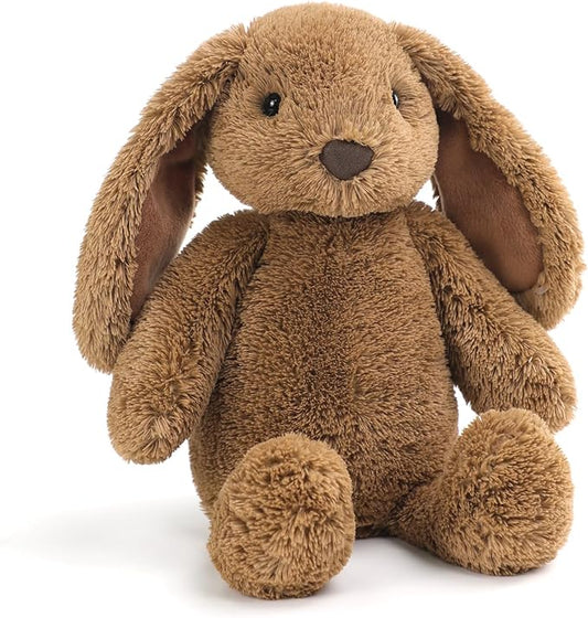 RECUR Plush Rabbit Stuffed Animals Toy,Soft Plushie Brown Rabbit,12 Inches,Adorable Gift for All Ages