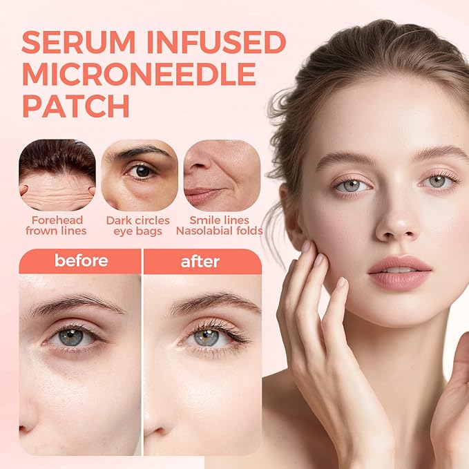 Eye Patches With Caffeine & Hyaluronic Acid,Helps Reduce Look Of Dark Circles, Puffiness & Fine Lines,Deep Hydrating Anti-Wrinkle Eye Pads,1BOX(3 Pack)