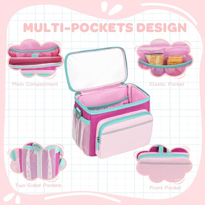 Kids Bike Basket, Front Frame Handlebar Bag for Toddler Scooter Tricycle Bicycle, Cute Small Fabric Bicycle Basket for Boys & Girls,