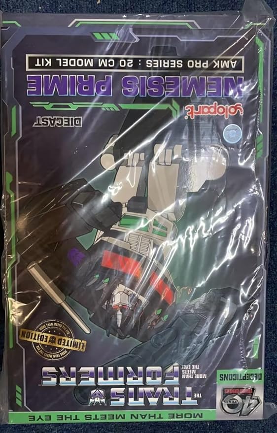 YOLOPARK Transformers G1 Nemesis Prime with Upgraded Weaponry,7.87 Inch Highly Articulated Collectible Transformers Action Figure for Ages 15 and Up,No Converting Transformer Toys