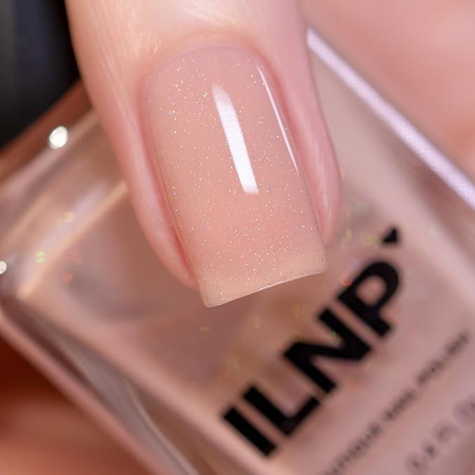 ILNP Bare - Sandy Beige Holographic Nail Polish