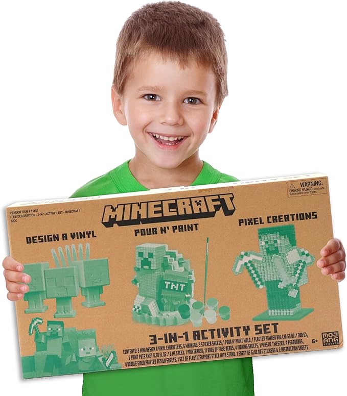 Tara Toys Minecraft 3 in 1 Activity Set