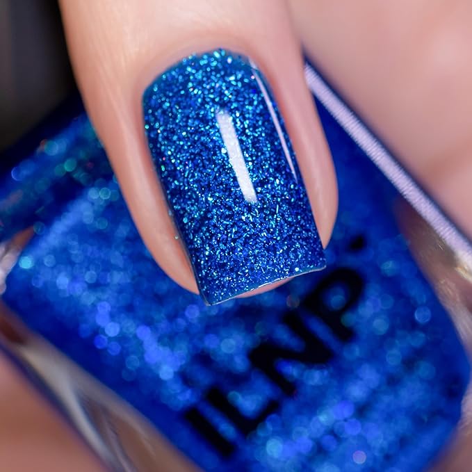 ILNP Deep Dive - Lively Cobalt Blue Holographic Nail Polish