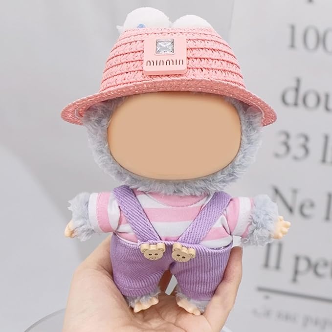 17cm Doll Clothes Set (No Doll) – 3-Pack Handmade Outfits with Accessories for 6.7” Dolls, Premium Cotton Clothing with Gift-Ready Packaging, Perfect for Dress-Up and Collectors (F3, 3)