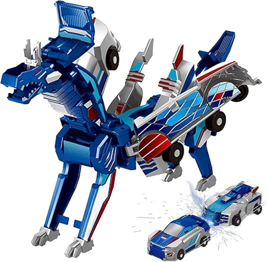 Car Toy A Transforming car Toy. When Two Cars Collide, They Transform. It's Really an Amazing Toy transformable car Robot Suitable for Boys and Girls