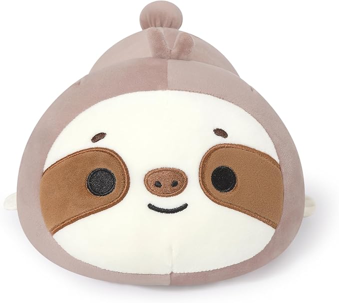 Onsoyours Original Weighted Sloth Plush, Cute Hugging Sloth Weighted Stuffed Animal, Soft Collectible Plushies Pillow Toy Gift for Kids & Adults (9.8" 1.0Lbs)