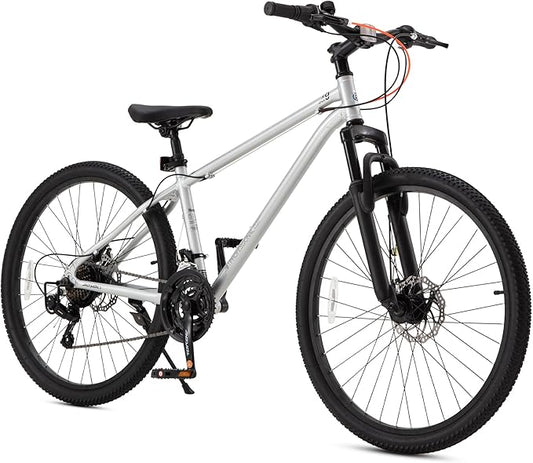 RoyalBaby Kids Mountain Bike for Boys and Girls, Ultra-Light Aluminum 20-26 Inch Wheel Bicycle for 6-14 Years Old Children, 7/21-Speeds Drivetrain