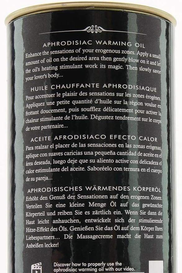 Shunga Aphrodisiac Warming Oil Fetish Vanilla, 100 Ml, 3.38 Ounce