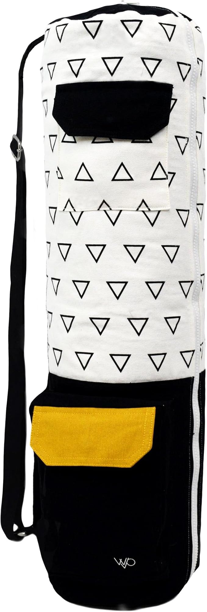 Open Road Goods Eco Friendly Yoga Mat Bag | Organic Yoga Bag For Extra Wide Mats | Yoga Mat Carrier for Men & Women: Full Zip, Adjustable Carry, Pockets, 100% Cotton Canvas