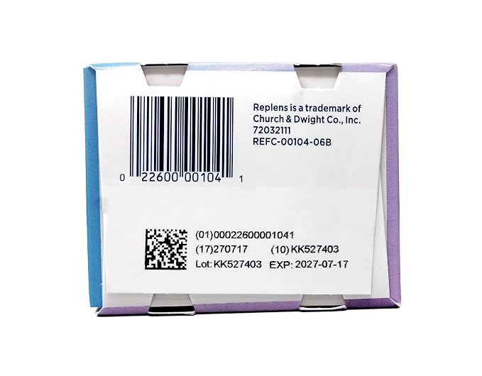 Replens Long-Lasting Vaginal Moisturizer - 8 ct, Pack of 4