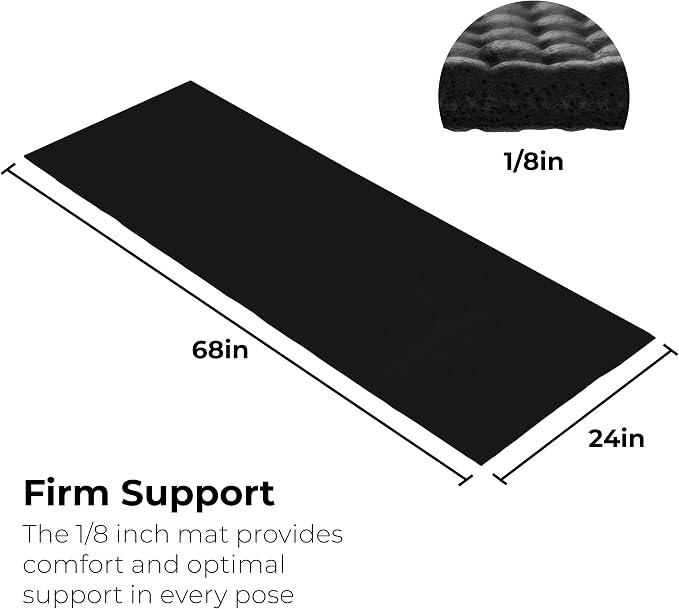 10-Pack Yoga Mat, 68" x 24" Non Slip Exercise Mat, 4mm Thick Gym Mat for Fitness and Stretching, Bulk Non Toxic Yoga Mats for Schools and Studios