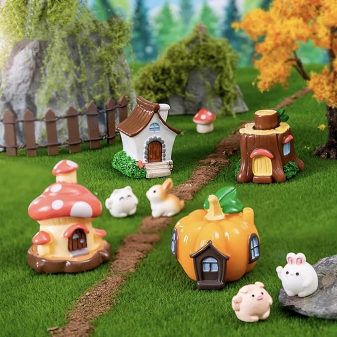 12 Packs 6 X 6 Inch Fake Grass Decor for Crafts, Artificial Grass for Dollhouse Miniature Ornament Projects, Model Turf Grass for DIY Fairy Garden Accessories and Decor Kit