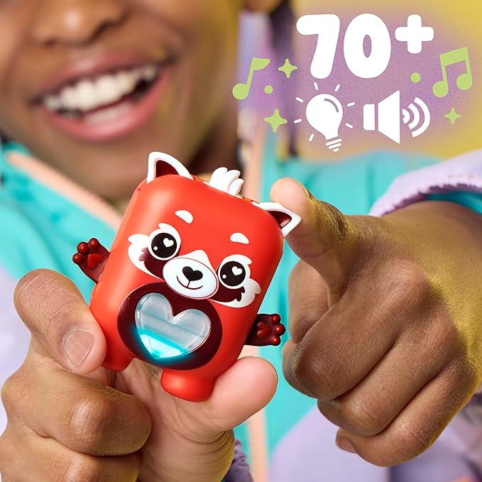 Pamanda The Red Panda, Electronic Pet Panda Toy, 70+ Responses, Interactive Fidget Toys for Girls & Boys Ages 5+