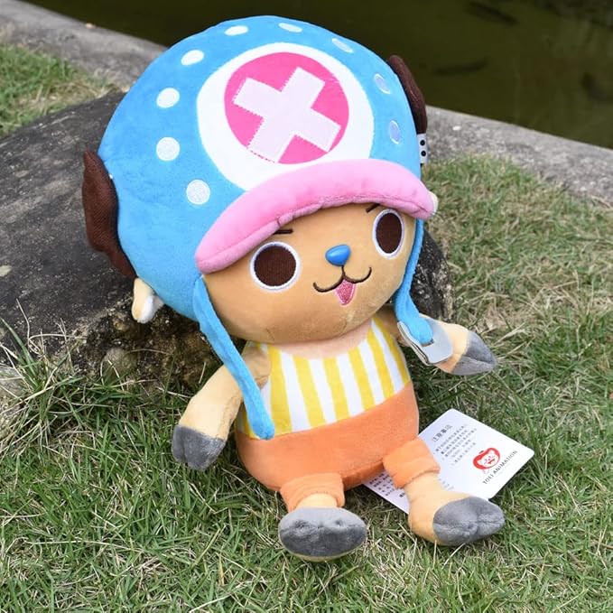 ALORVE Plush Figure Toys Plush Toy Tony Tony Chopper Anime Stuffed Plush Doll 11.7 Inches(Blue)