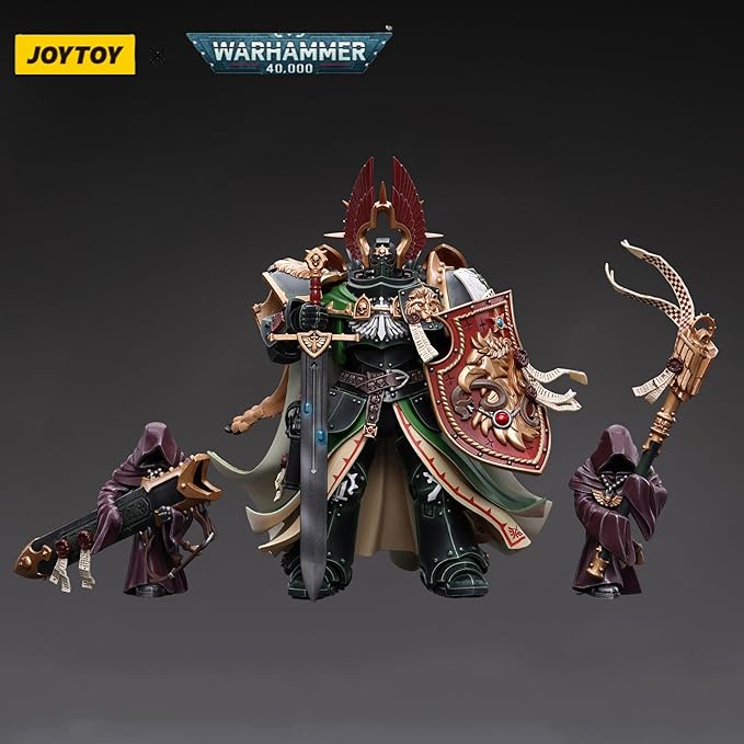 JOYTOY Warhammer 40,000 1/18 Action Figure 7.08-Inch Dark Angels Primarch Lion ElJonson Collection Model Christmas Birthday Gifts
