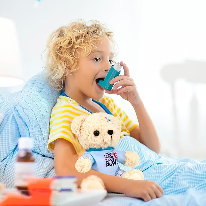 Get Well Soon Gifts for Kids - Get Well Soon Bear Stuffed Animal, Broken Arm Leg Gifts for Kids Adult After Surgery, 8 Inch Soft Get Well Teddy Bear Plush Feel Better Recovery Gift for Comforting