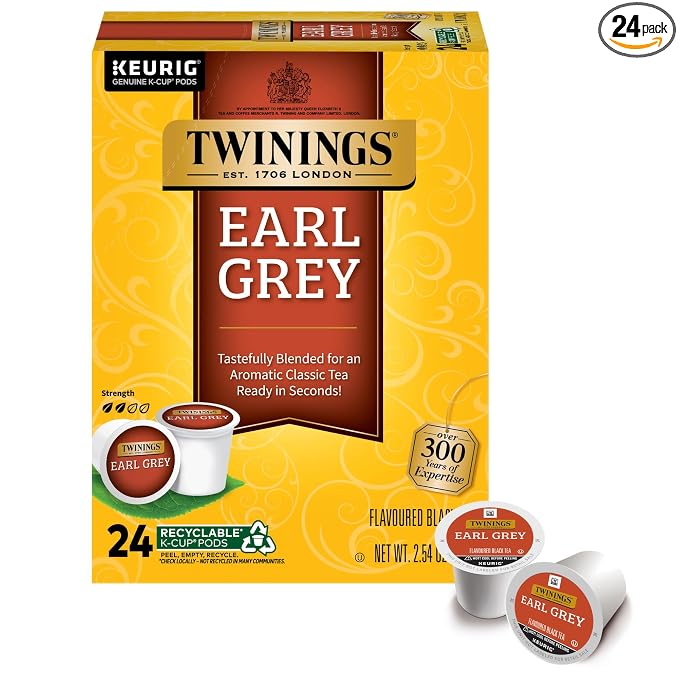 Twinings® Earl Grey Tea, Keurig® K-Cup® Pods, 24/Box