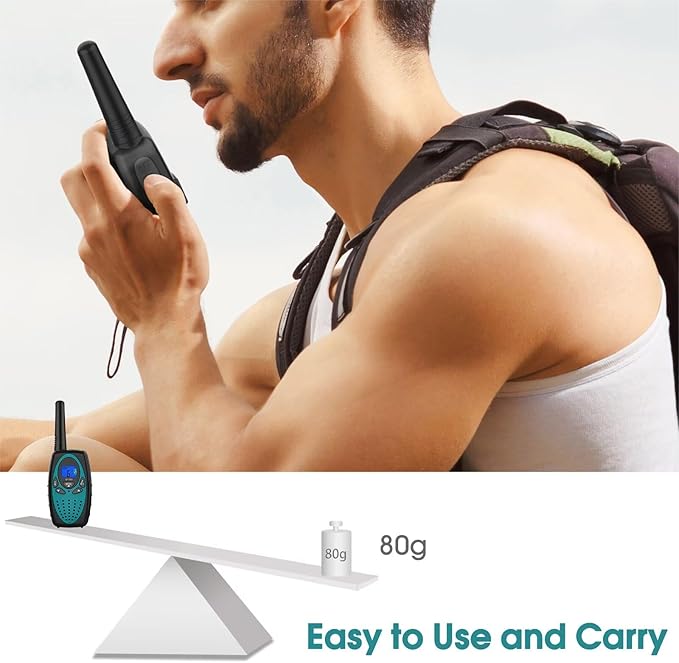 M880 Walkie Talkies for Adults (Blue 2 Pack)