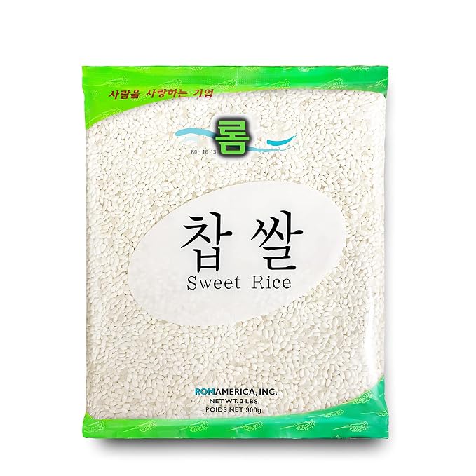 ROM AMERICA Sweet Rice Sticky Rice Glutinous Rice 찹쌀 2 Pound