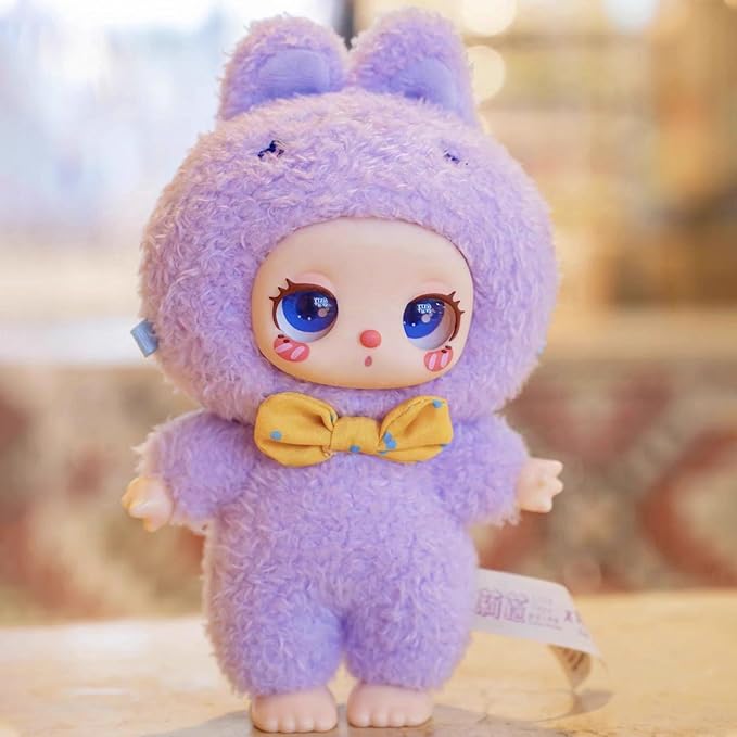 CALEMBOU Plush Doll Blind Box, 8.5'' Cute Stuffed Animal Vinyl Plush Toys, Kawaii 1 of 6 Possible Mystery Collectible Toys Cute Soft Animals Charm Birthday Gifts (Liila's Zoo Series)