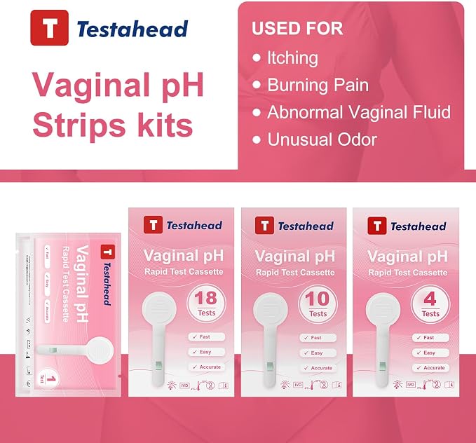 Specialized Female Vaginal pH Balance Test Sticks 10 Pieces, Yeast Infection Detection kit, BV Test, Designed for Women, Safe and hygienic