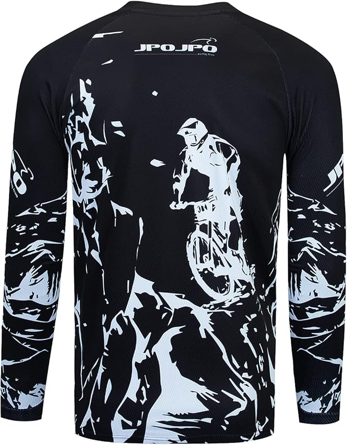 Kids Cyling Jersey,Youth Dirt Bike Jersey Boys Bicycle Shirt Girls Motorcycle Motocross Long Sleeve Off-Road Downhill Tops