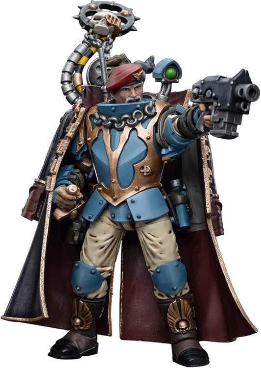 JOYTOY Warhammer 40K 1/18 Action Figures - Astra Militarum Tempestus Scions Command Squad 55th Kappic Eagles Tempestor Prime Perfect for Collectors & Decor - an Ideal Figurine Gift - JT5123