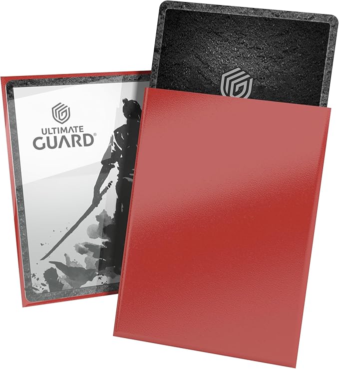 Ultimate Guard Katana Card Sleeves: 100 Standard Size TCG Sleeves, 66 x 91mm, Rising Sun Back, Tournament Quality, No PVC & Acid-Free, High Clarity
