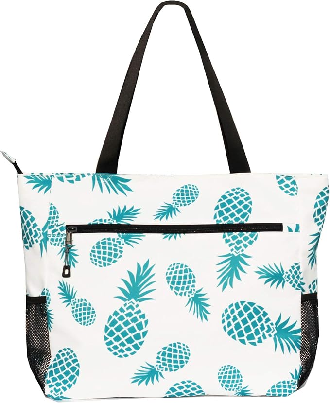 ESVAN LARGE BEACH BAG Water Resistant Lightweight 20 inch Women Oversize Tote Bag for Gym Beach Travel Pool Yoga Nurse