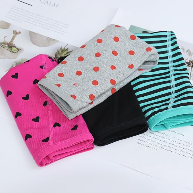 Demifill Teen Girls Period Underwear Cotton Soft Women Panties For Teens Briefs
