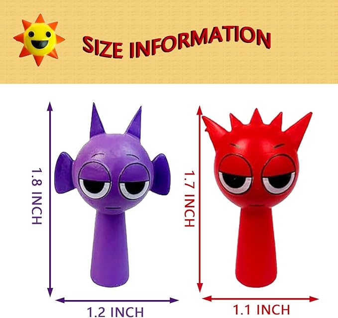 Sprunki Action Figures Mystery Box - 24Pcs Collectible Figurines for Adults, Party Cake Toppers, Office Room Decor Gift Set