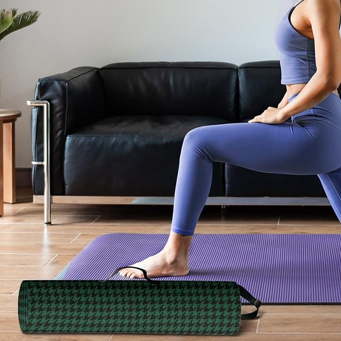Yoga Mat Bag with Adjustable Shoulder Strap and Handle Zipper, 30in Wide x 6.3in Diameter for Yoga Mat Storage