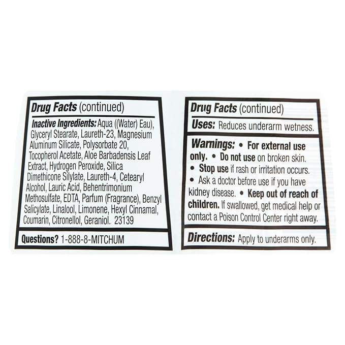 Mitchum Women Invisible Roll-On, Powder Fresh 1.7 oz (Pack of 3)