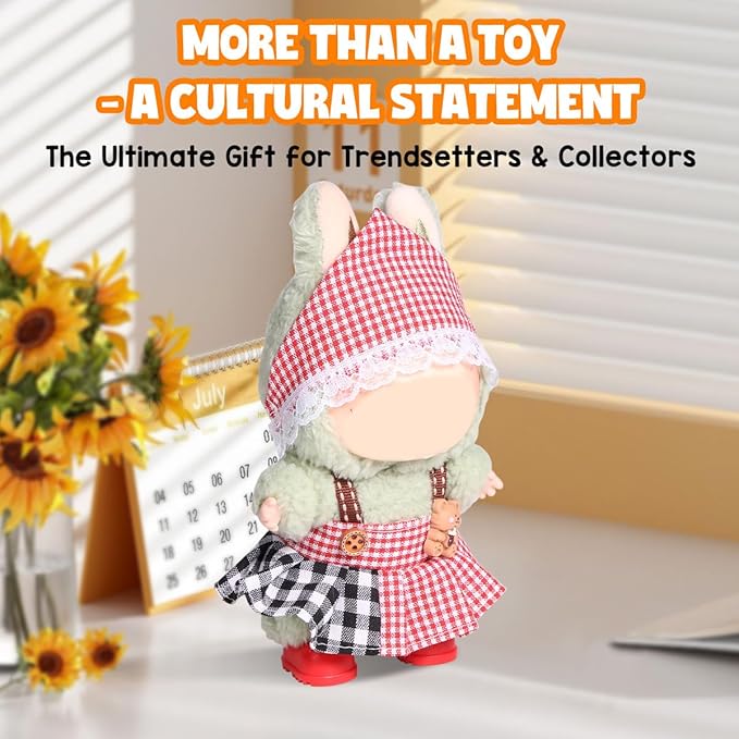 AICase for 17cm Doll Clothes/Outfit,Clothing Set for 17cm Doll,3 Piece Set Hat Clothing,Boys and Girls Stylish Adorable Clothes Accessories_07