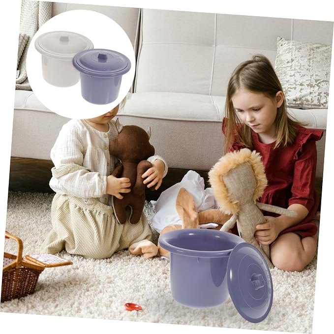 SHOWERORO 2pcs Spittoon for Elderly Men Car Containers with Lids Travel Potty Portable Pot Chamber Pot Adult Urinal Pail Pot Convenient Potty Adult Spittoon