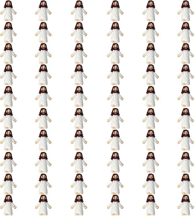 Mini Jesus Figures, Set of 30pcs Action Figures Little Jesus Figures, Tiny Jesus Figures to Hide and Seek Religious Gifts for Easter Egg Stuffers