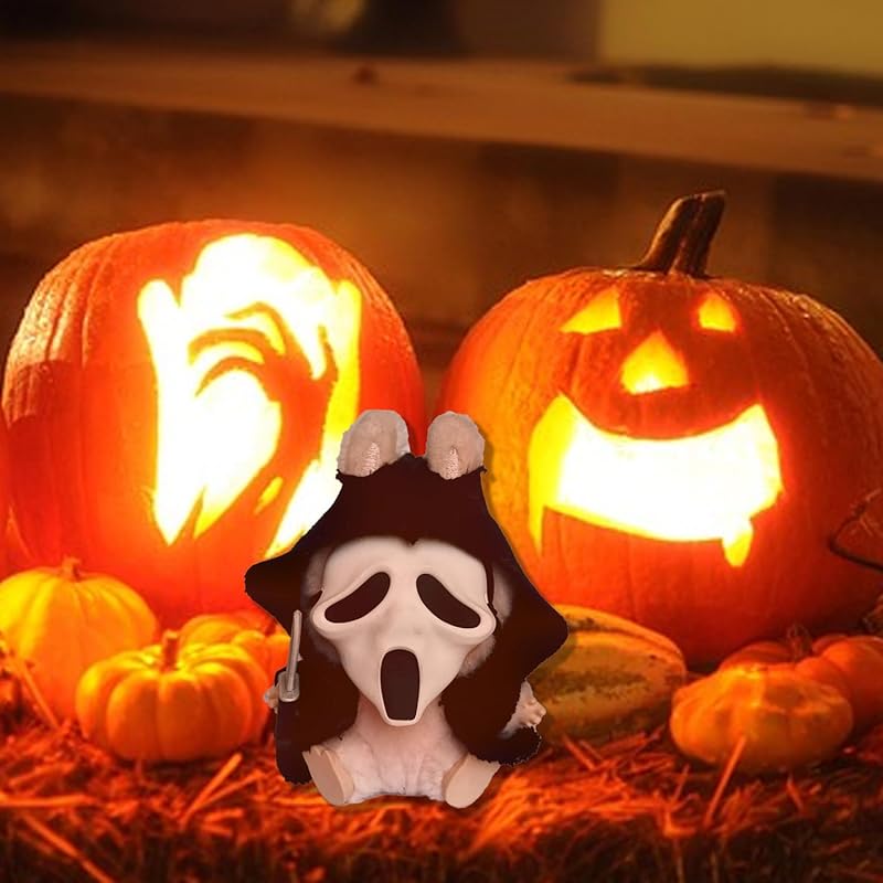 Two Sets Of 17cm Doll Clothes For Halloween Scary Mask Doll Accessories Cute Halloween Costumes For Dolls Create The Cutest 17cm Fashion Doll For Halloween