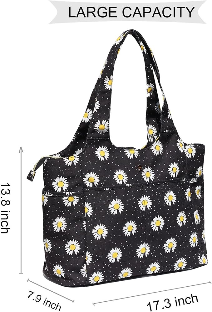 ESVAN Yoga Tote Bag Mat bag Women Shoulder Bags Carryall Tote for Travel Office Workout Gym Nurse Beach