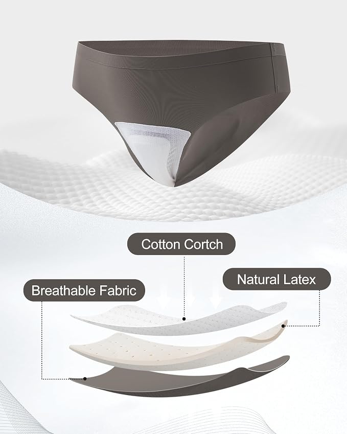 LEVAO Seamless Thongs for Women Invisible Toe Thong No Show Camel Proof Underwear Thong Panty Liners Workout G-Strings