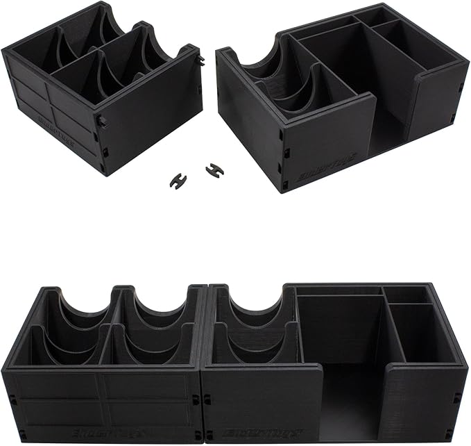 EnderToys TCG Rip Sort and Ship Station Sort Tray and Card Protector Caddy - Modular Collectible Trading Card Organization, Storage and Prep System