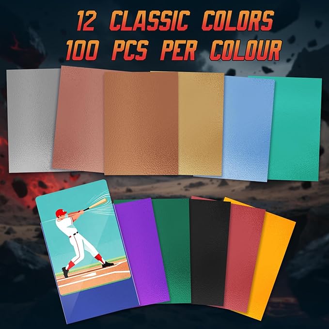 1200ct Matte Card Sleeves - Premium Card Protectors for Trading Cards, MTG, TCG,Magic, and Collectible Card Games - Soft Touch Finish for Smooth Shuffling and Handling