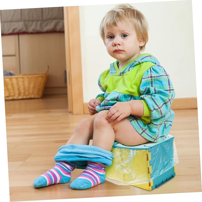 Milisten Folding Toilet Seat for Toddlers Elongated Potty Portable Training Potty Travel Toilet Safe Odorless Plastic Easy Assembly