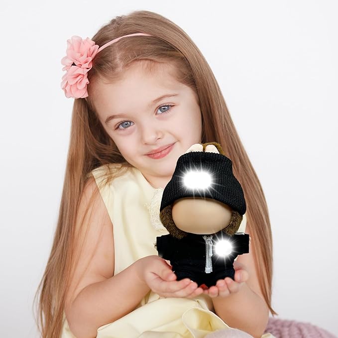 Clothes Fit for 17CM Doll, Fashion Doll Clothes Outfit Set Cute Theme Designer Toys Dress Accessories for Collector Fans Display (Black Sports Suit)
