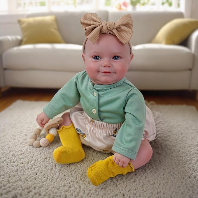 BABESIDE Reborn Baby Dolls, 20Inch Cute Soft Vinyl Realistic-Newborn Baby Doll Poseable Real Life Lifelike Baby Dolls w/Doll Accessories for 3+ Year Old Girls