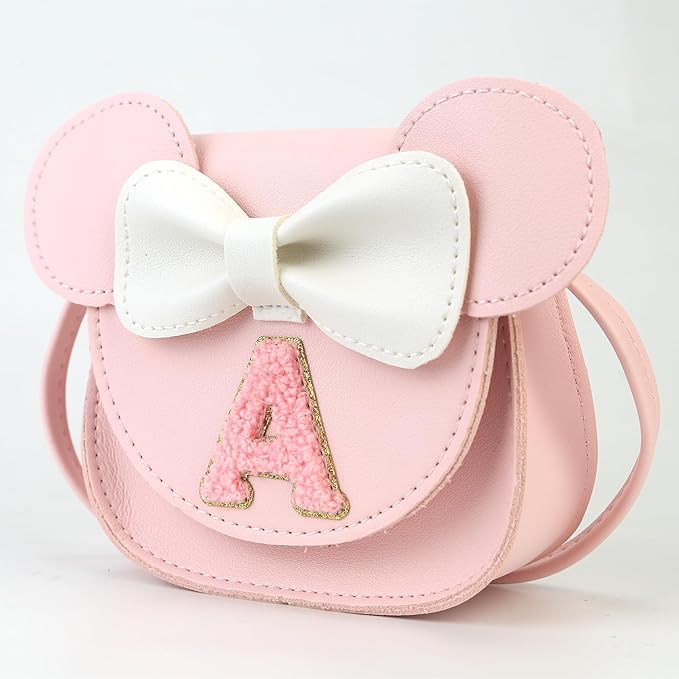 Toddler Purse Girl Gifts,Birthday Gifts for Girls 3-7 Toys for Ages 2-5 Lovable Mouse Ears Kid wallet Shoulder Handbag