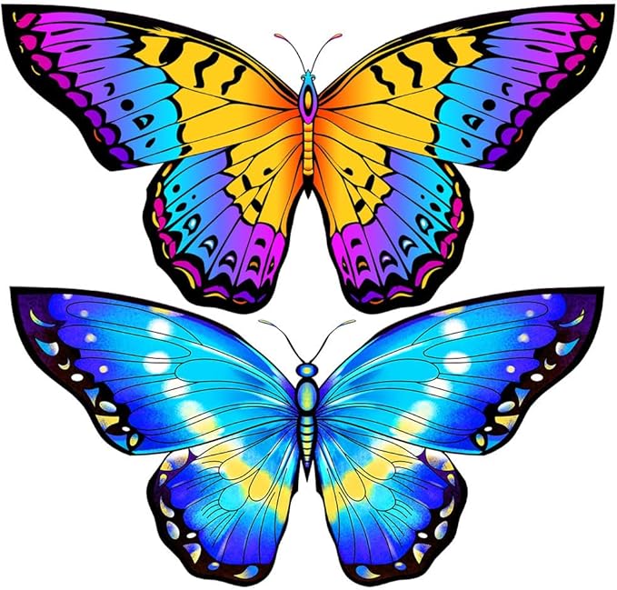 HONBO Butterfly Kites for Kids & Adults, Easy to Fly for Beginners, Each Kite with 300ft Line Handle,Beginner Kite for Kids Ages 4-8,Beach Kites for Outdoor Activities & Family Trip